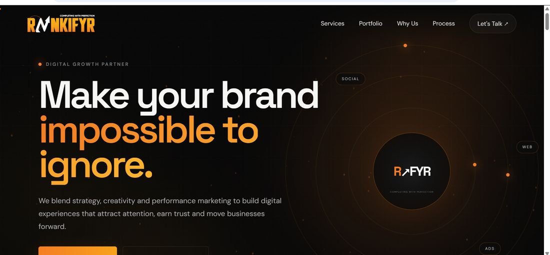 Rankifyr website screenshot